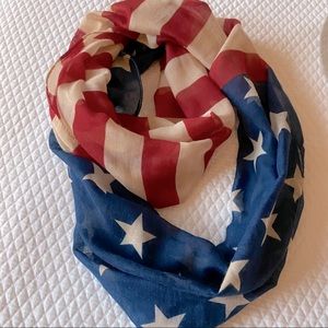 Stars & Stripes boutique infinity scarf